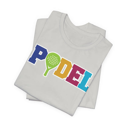PÖDEL Paddle Tee – Colorful Pickleball Graphic T-Shirt