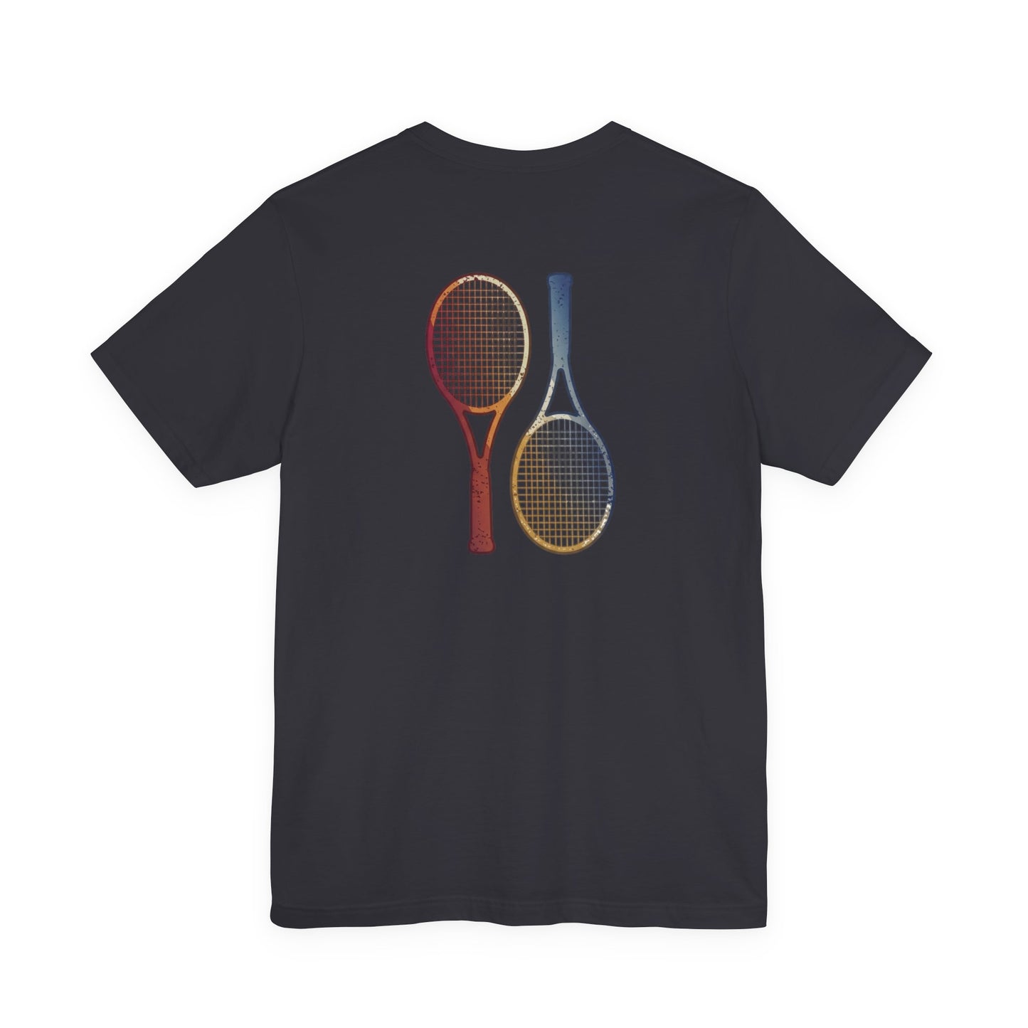 Tennis Rackets Tee — Vintage Wooden Racquets Graphic Shirt