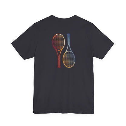 Tennis Rackets Tee — Vintage Wooden Racquets Graphic Shirt