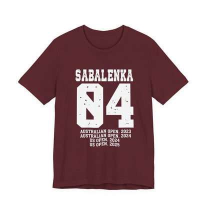 Sabalenka Short Sleeve Tee — Minimal Classic Blank T‑Shirt
