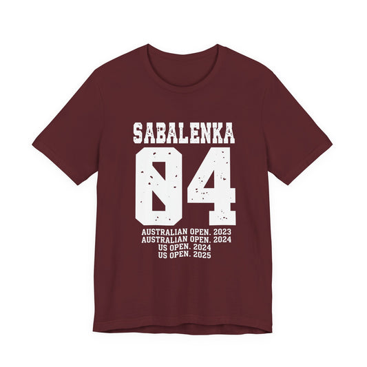 Sabalenka Short Sleeve Tee — Minimal Classic Blank T‑Shirt