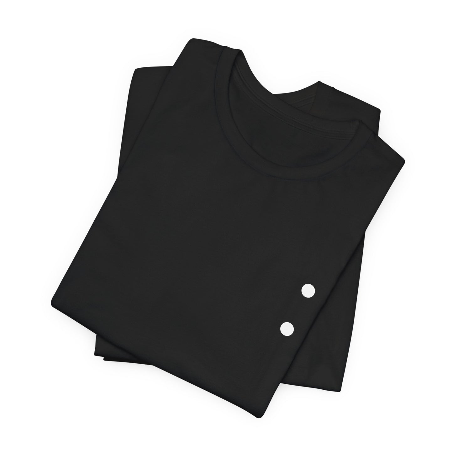 Minimal Dot Chest Tee — Casual Everyday Short Sleeve Shirt