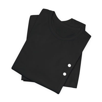 Minimal Dot Chest Tee — Casual Everyday Short Sleeve Shirt
