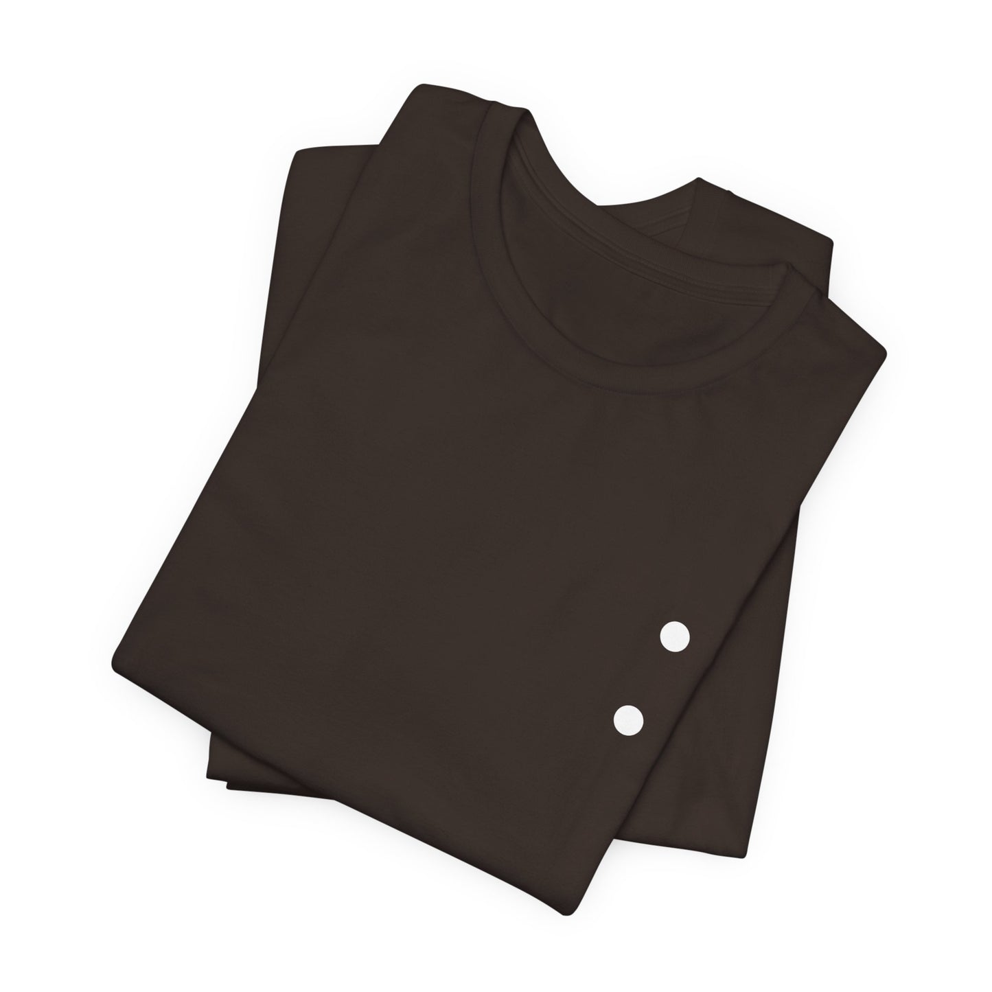 Minimal Dot Chest Tee — Casual Everyday Short Sleeve Shirt