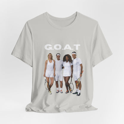 GOAT Tennis Players T-Shirt – Vintage Court Team Graphic Tee