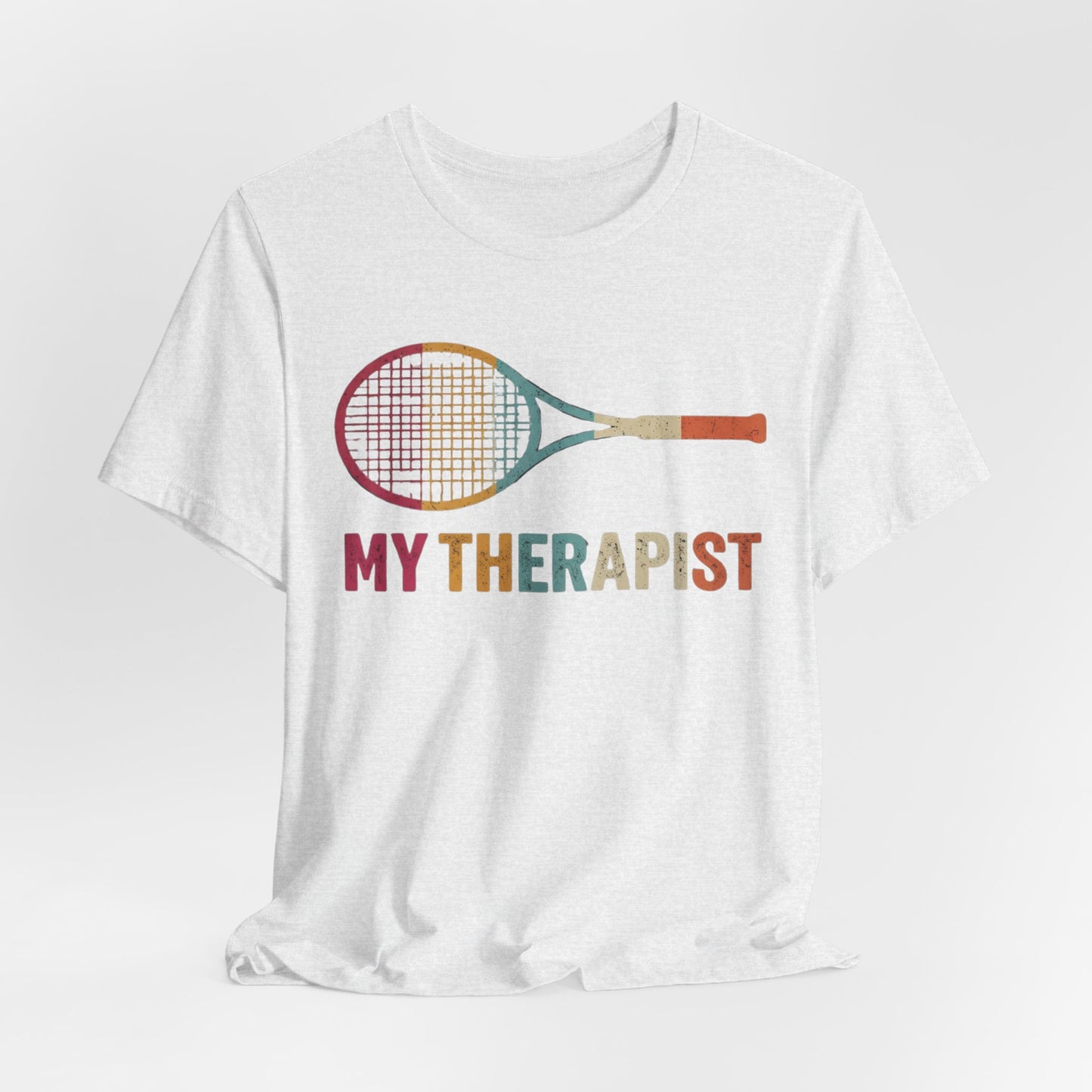 Tennis 'My Therapist' Graphic Tee — Funny Tennis Player Gift