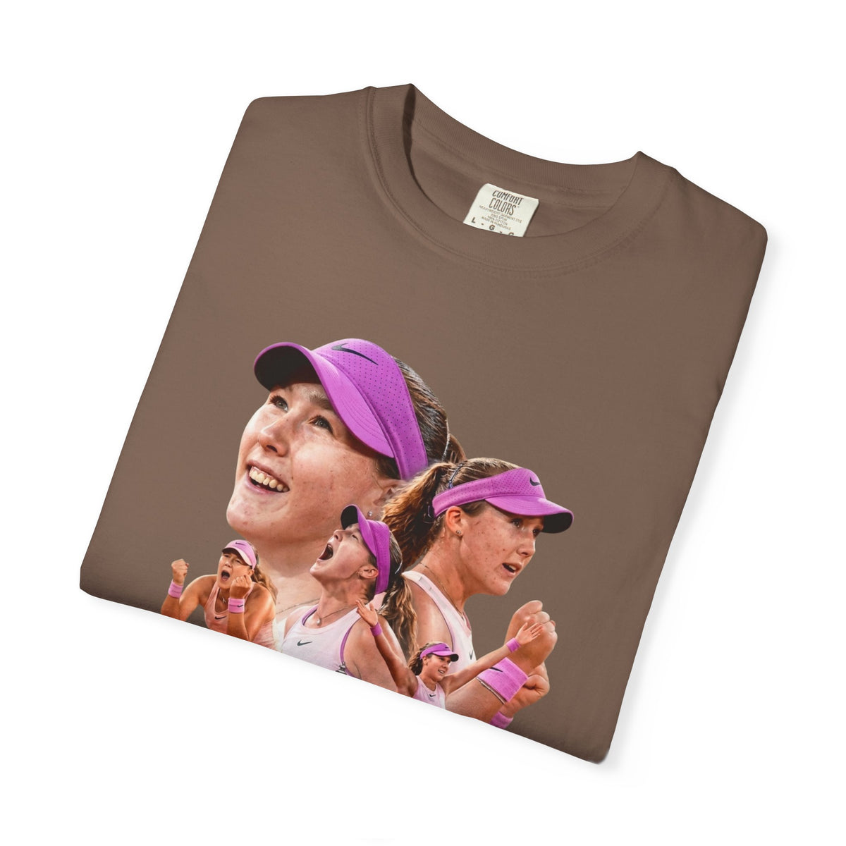 Tennis Graphic T-Shirt — 'Tennis: An Essential Element' Vintage Player Collage