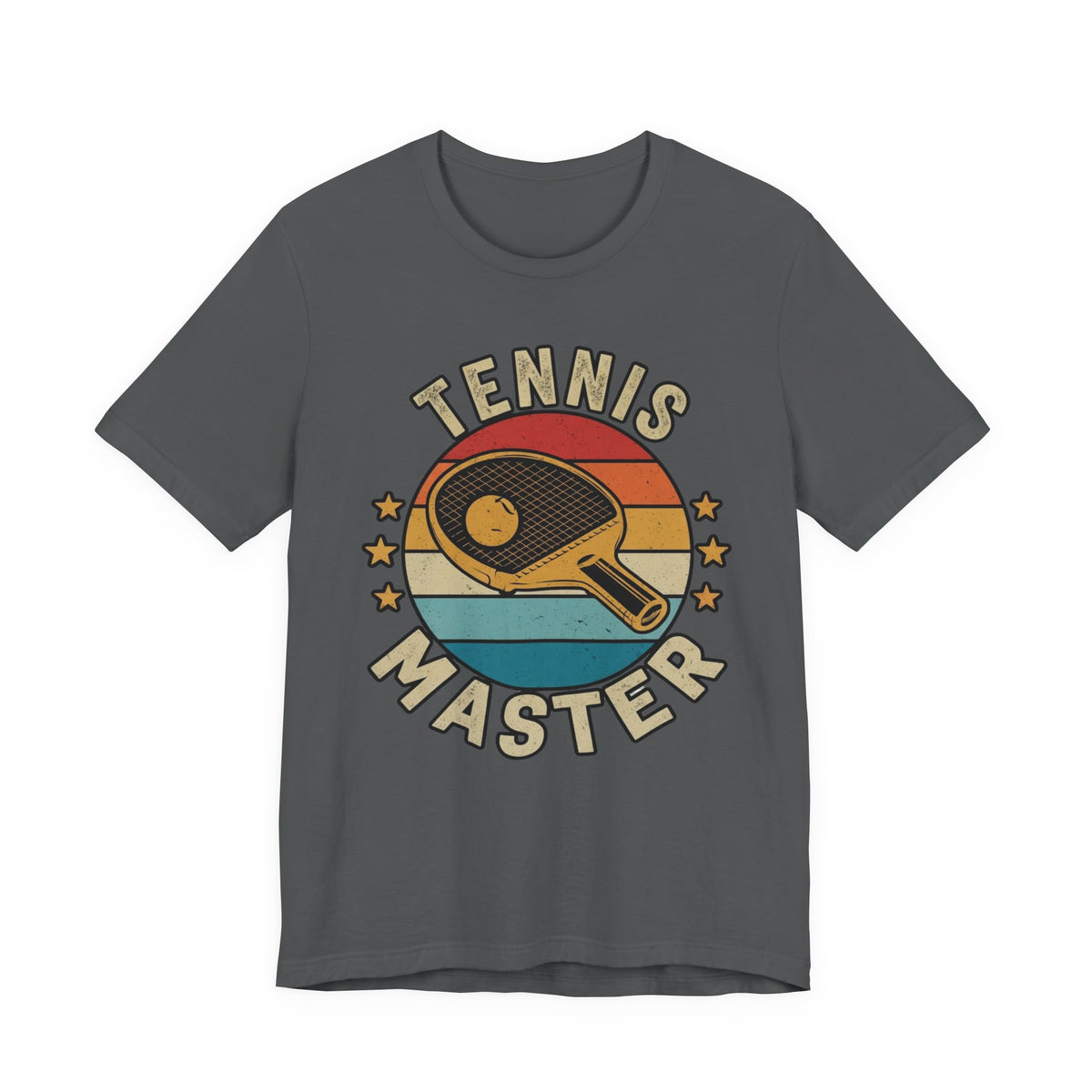 Tennis Master Tee — Retro Paddle & Ball Vintage-Style Tennis Shirt