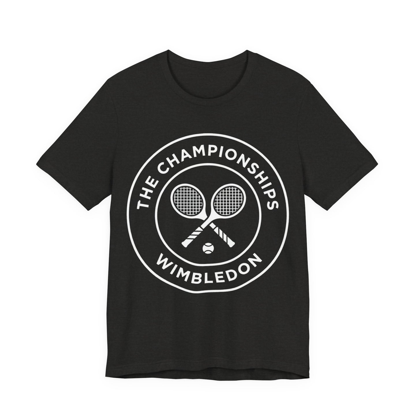 Wimbledon Championships Tennis Tee — Retro Tennis Racket Logo T-Shirt