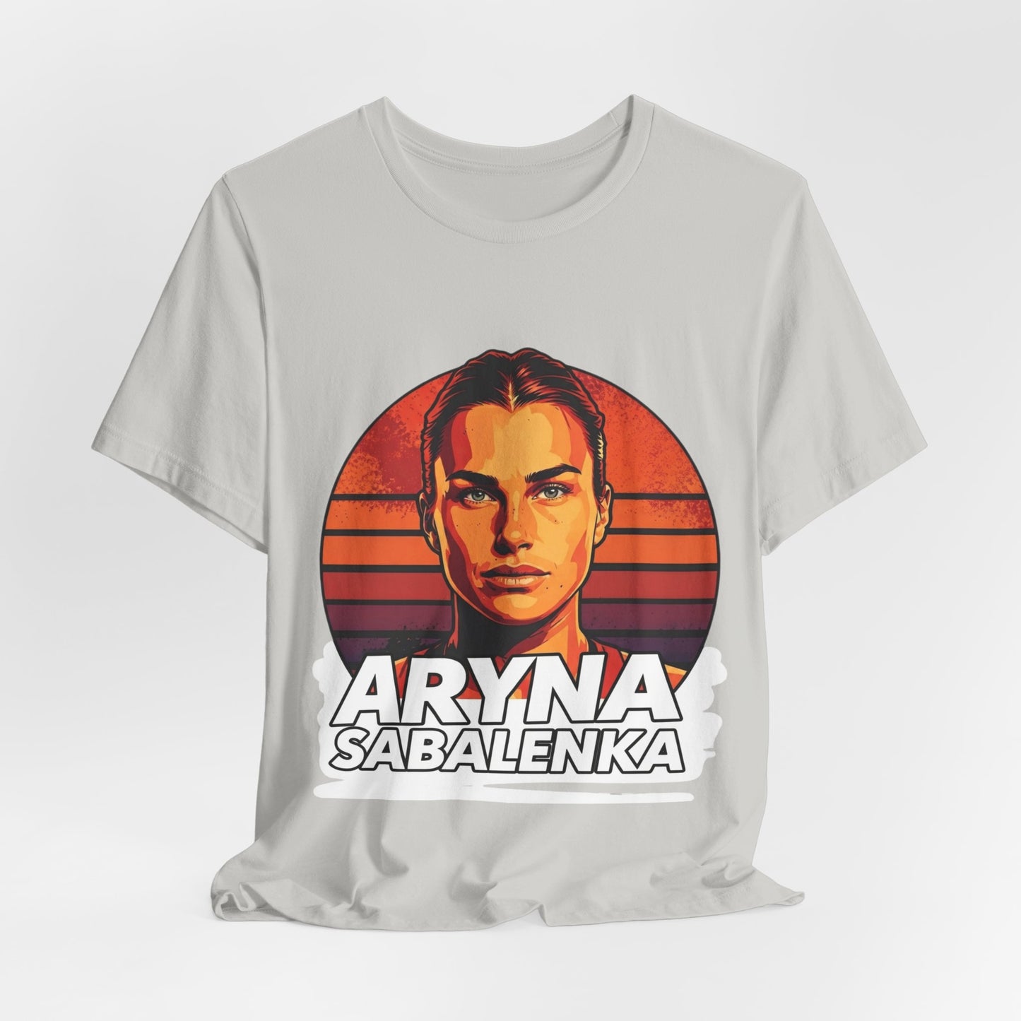 Aryna Sabalenka Graphic Tee — Vintage Sunset Tennis Player T-Shirt
