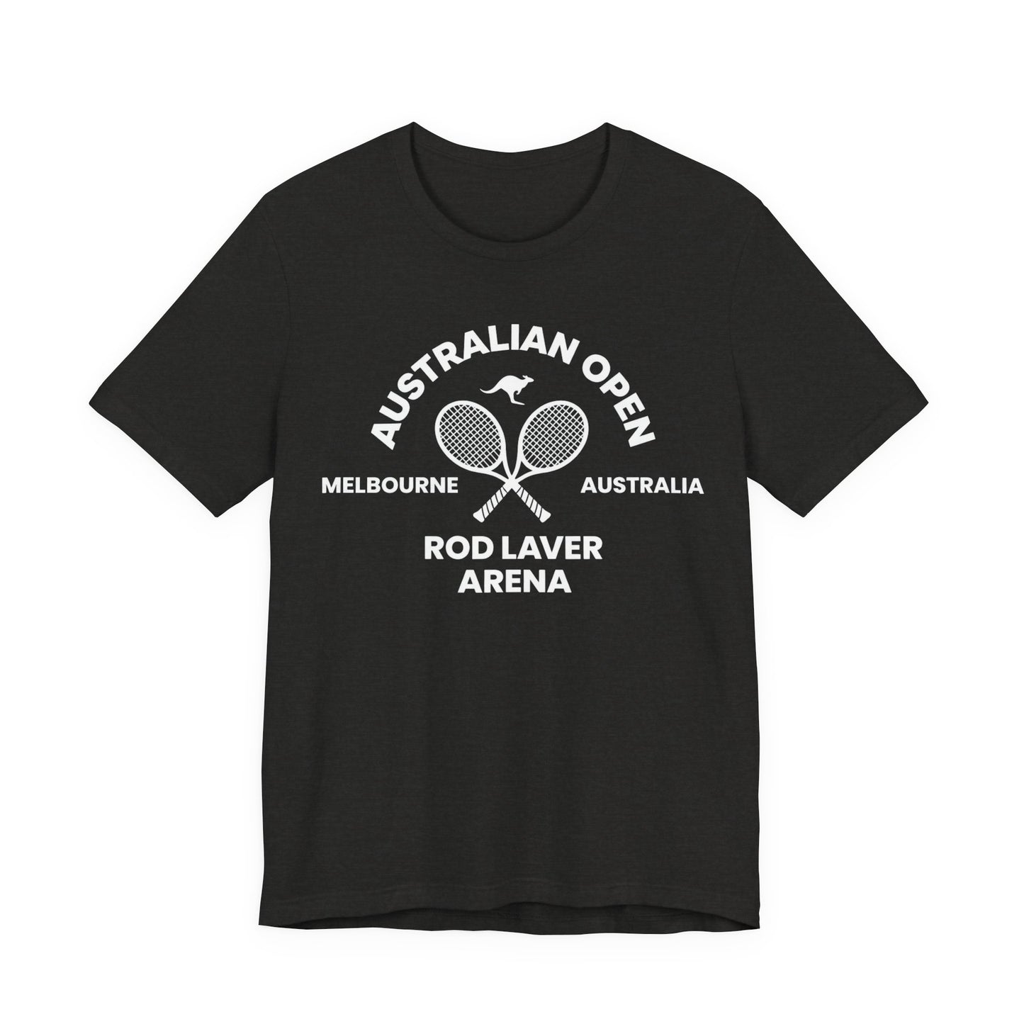 Classic White Tennis Tee — Unisex Jersey Short Sleeve