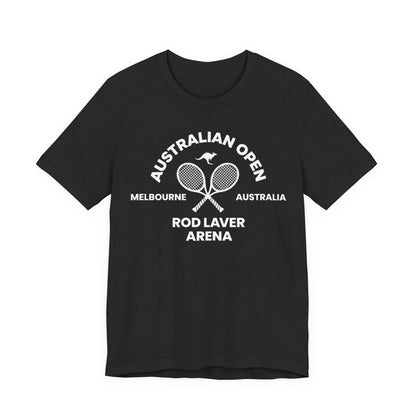 Classic White Tennis Tee — Unisex Jersey Short Sleeve