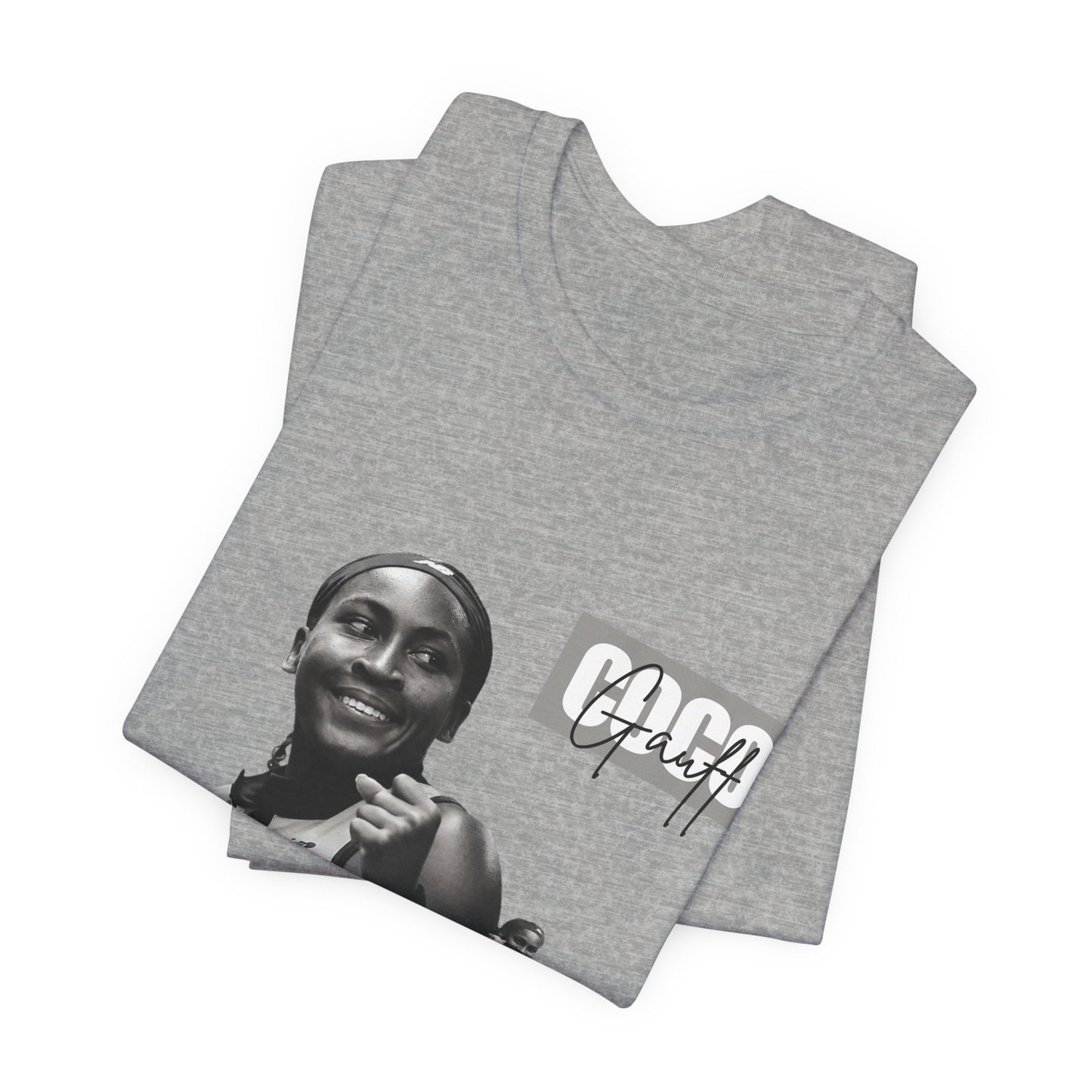 GOGP Graphic Tee — Black & White Motivational Photo T-Shirt