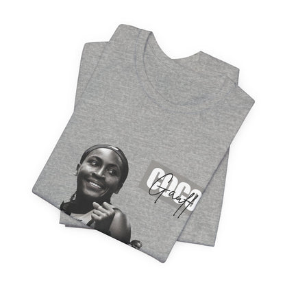 GOGP Graphic Tee — Black & White Motivational Photo T-Shirt