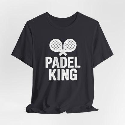 Padel King T‑Shirt — Men's Padel Tennis Graphic Tee