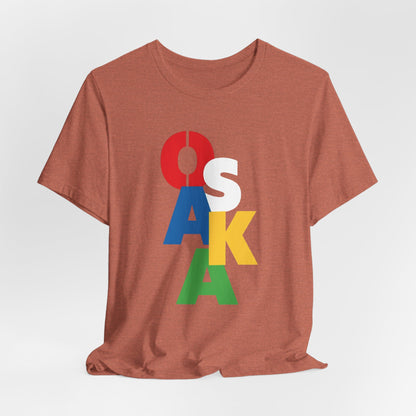 Tennis player Naomi Osaka Color Block Vertical Logo Tee