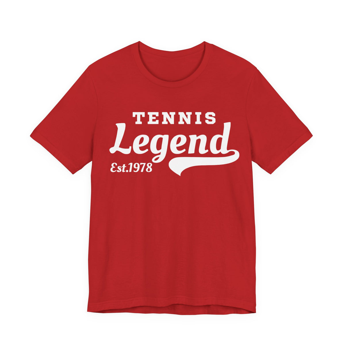 Tennis Legend Tee – Retro "Tennis Legend Est. 1978" Graphic Shirt
