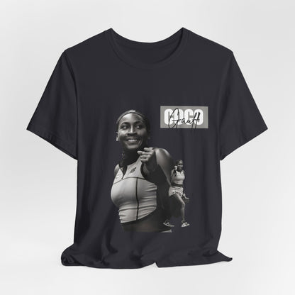 GOGP Graphic Tee — Black & White Motivational Photo T-Shirt