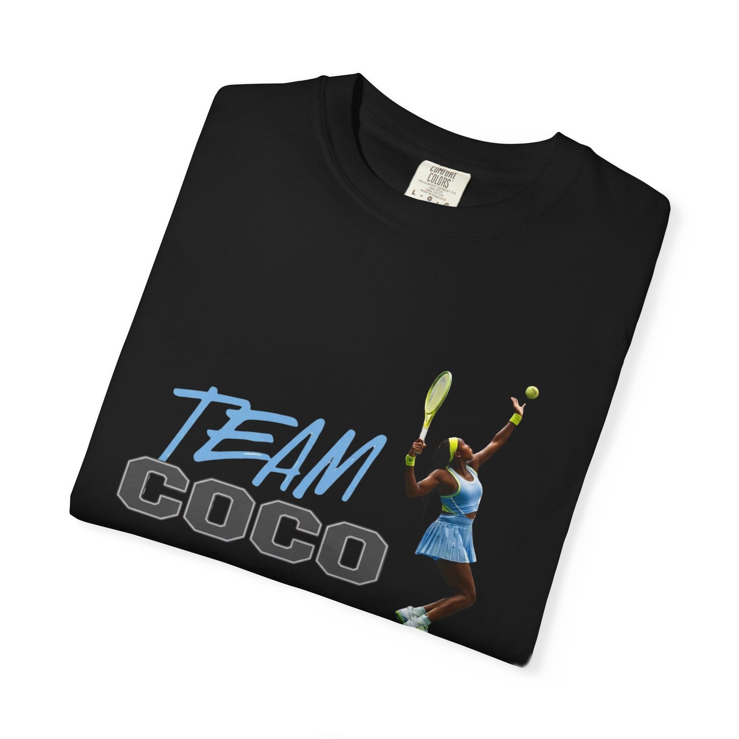 Team Coco Gauff Tennis T-Shirt — "TEAM COCO" Tennis Player Graphic Tee