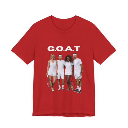 GOAT Tennis Players T-Shirt – Vintage Court Team Graphic Tee