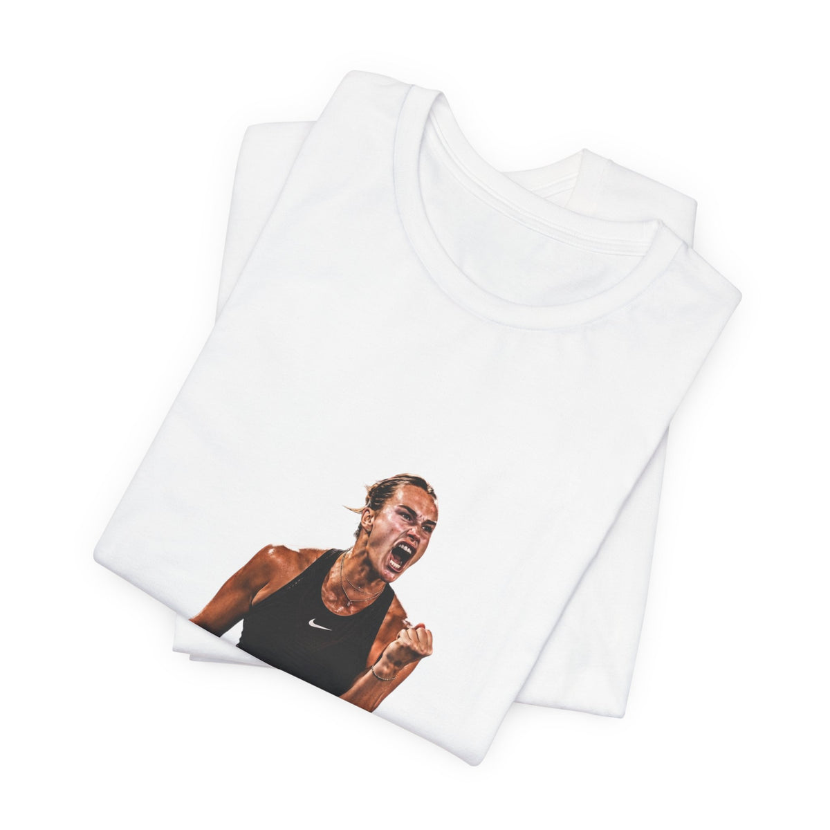 Tennis Player Aryna Sabalenka Victory Graphic Tee