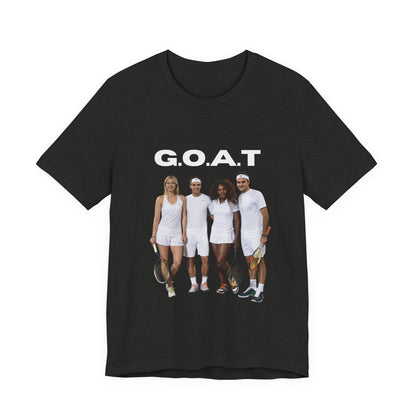 GOAT Tennis Players T-Shirt – Vintage Court Team Graphic Tee