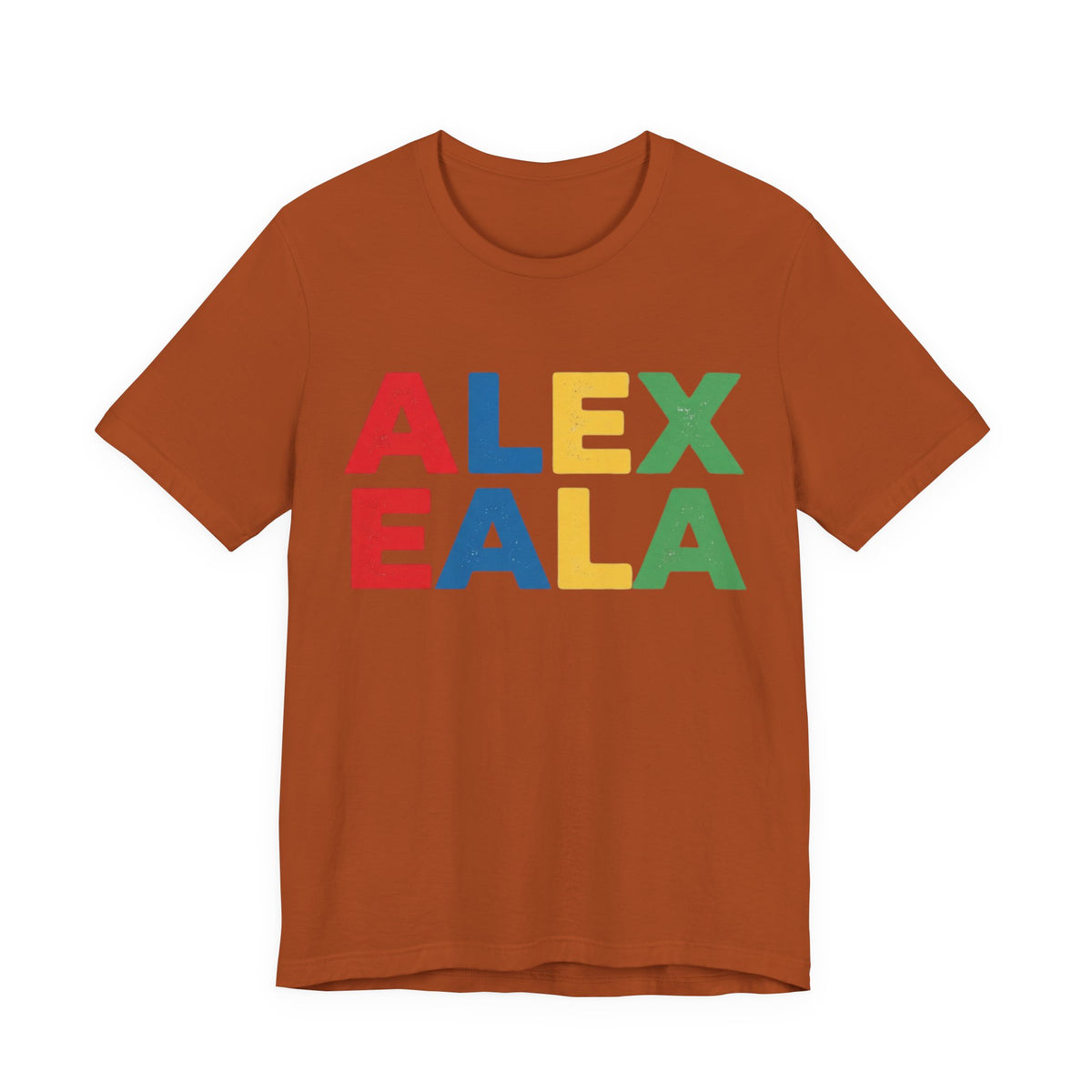 Alex Eala Colorblock Name Tee — Kids & Fans Tennis Player Tribute Shirt