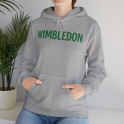 Wimbledon Hoodie — Classic Green Tennis Logo Pullover