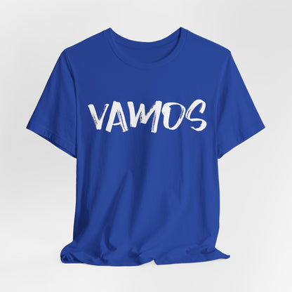 Vamos T-Shirt — Bold Brush Script Graphic Tee
