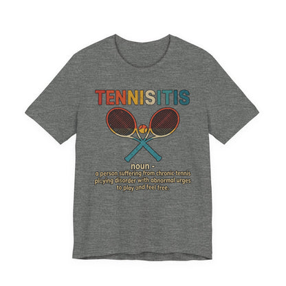 Tennisitis T-Shirt – Vintage Tennis Rackets Graphic Tee