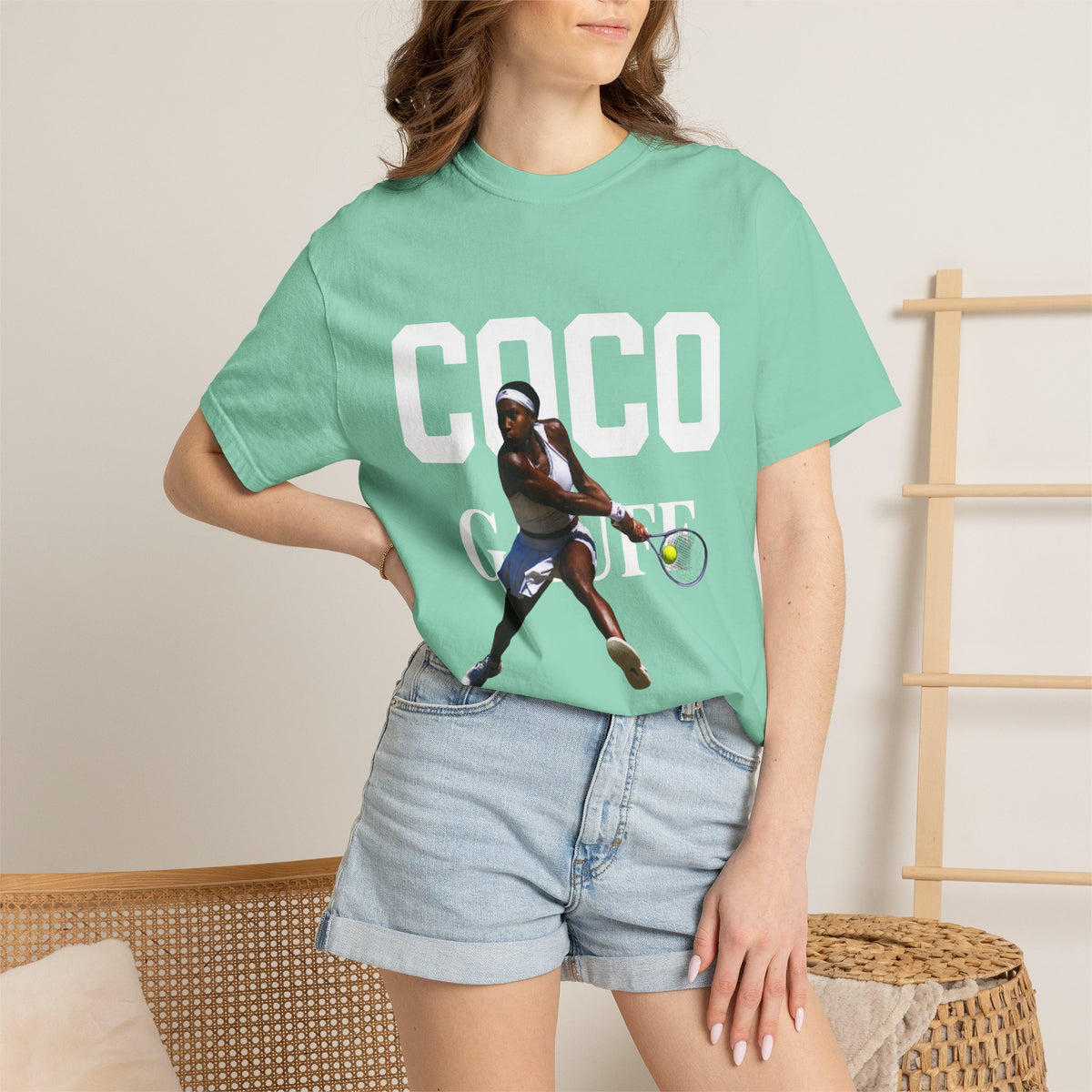Coco Gauff Tennis Tee — Gauff 02 Champion Tennis T-Shirt