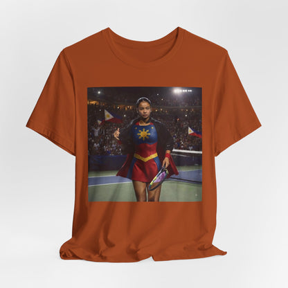 Alex Eala Tennis T‑Shirt — Filipino Tennis Star Photo Tee