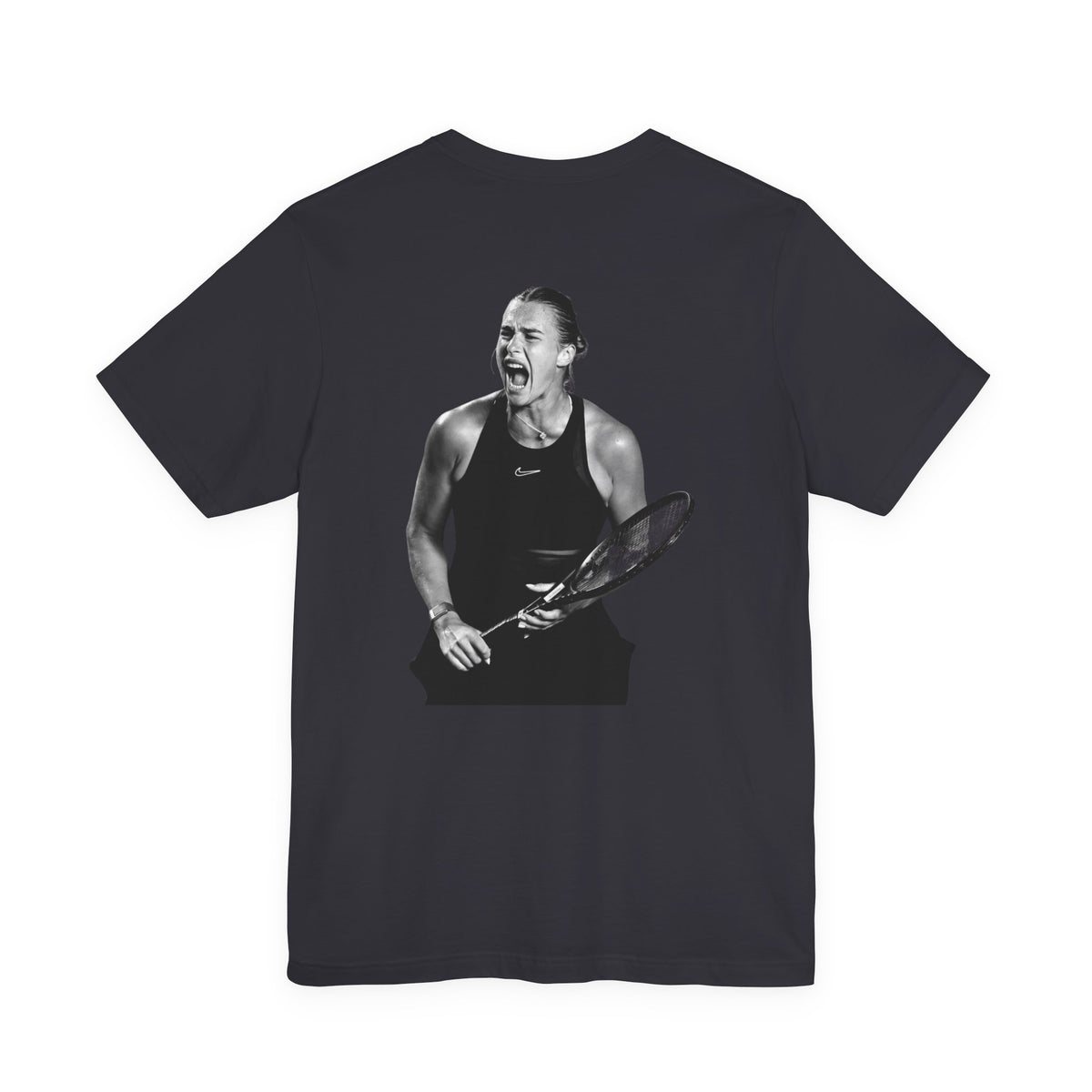 Sabalenka The Tigress Graphic Tee — Empowered Woman & Tiger Illustration