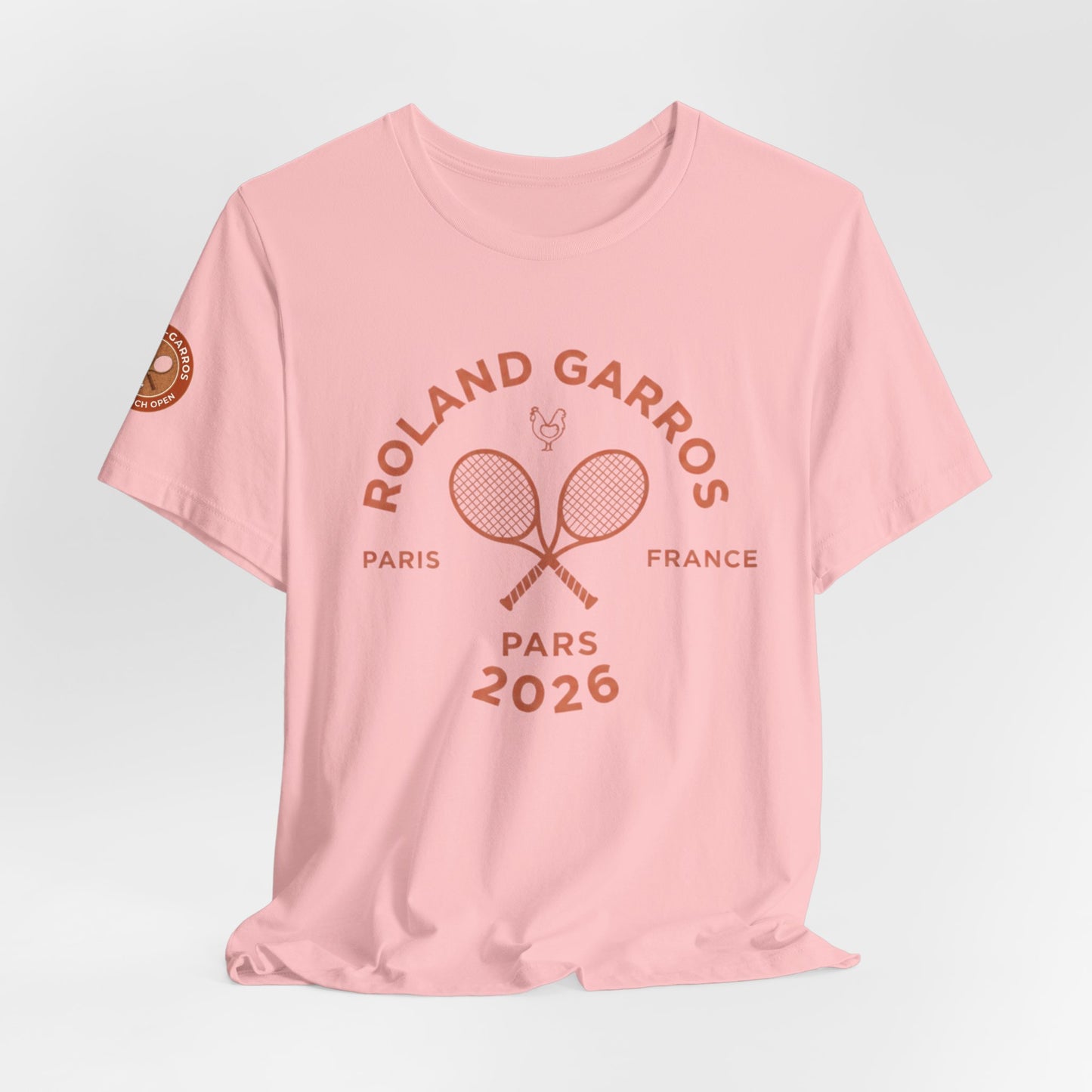 Roland Garros 2026 Tennis Tee – Paris Tournament Graphic T-Shirt