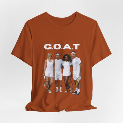 GOAT Tennis Players T-Shirt – Vintage Court Team Graphic Tee