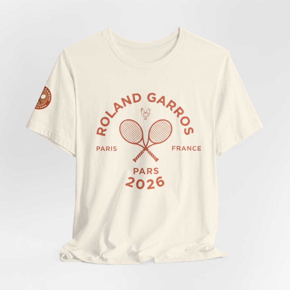 Roland Garros 2026 Tennis Tee – Paris Tournament Graphic T-Shirt