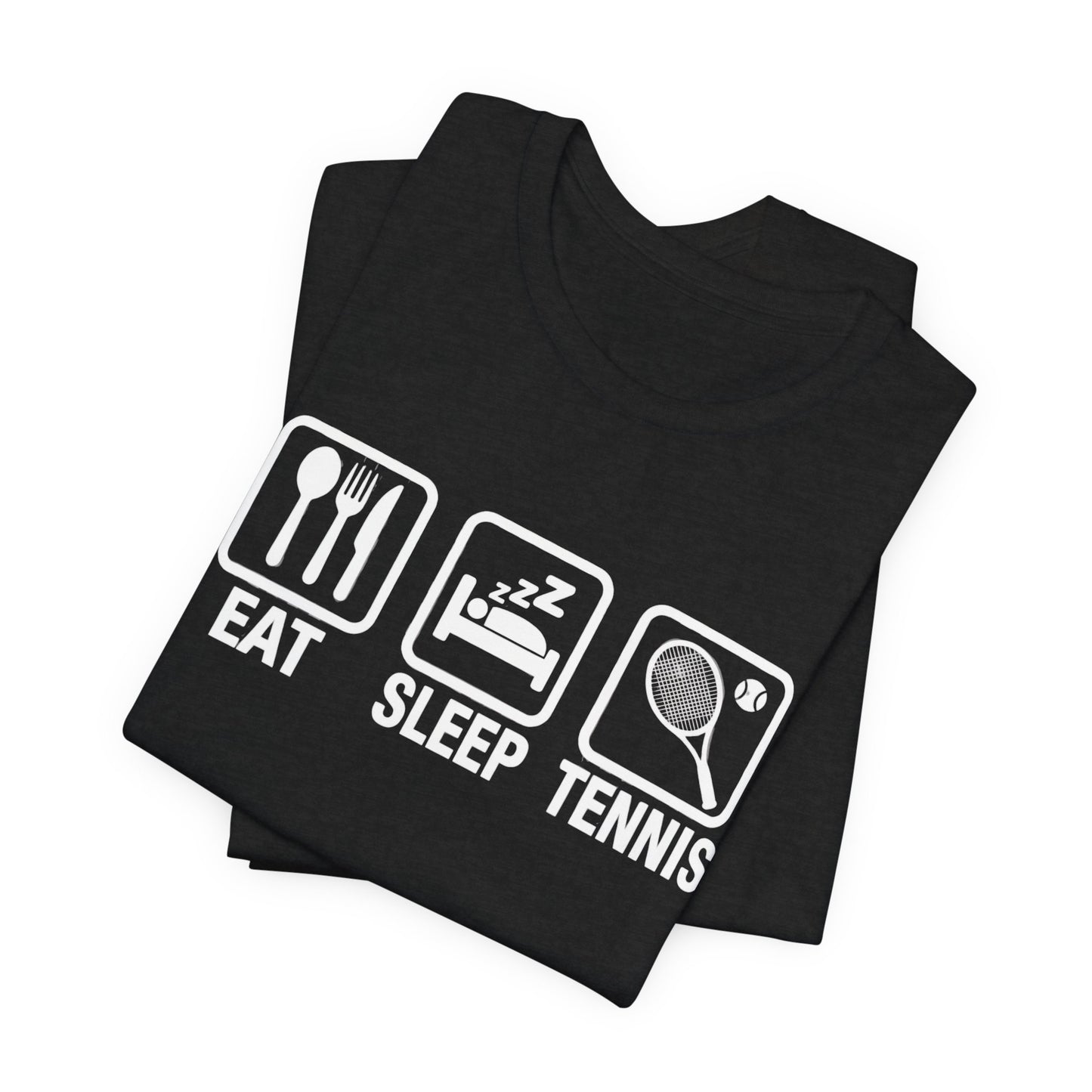 Tennis Tee — "Eat Sleep Tennis" Graphic Shirt