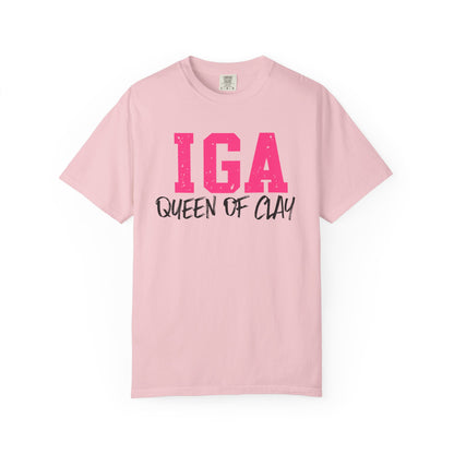 IGA Swiatek - Queen of Clay T-Shirt — Funny Pottery Mom Shirt