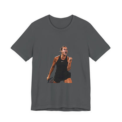 Tennis Player Aryna Sabalenka Victory Graphic Tee