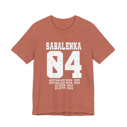Sabalenka Short Sleeve Tee — Minimal Classic Blank T‑Shirt