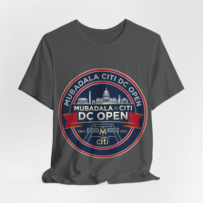 DC Open Tennis Tee — 'Mubadala Citi DC Open' Vintage Badge Shirt