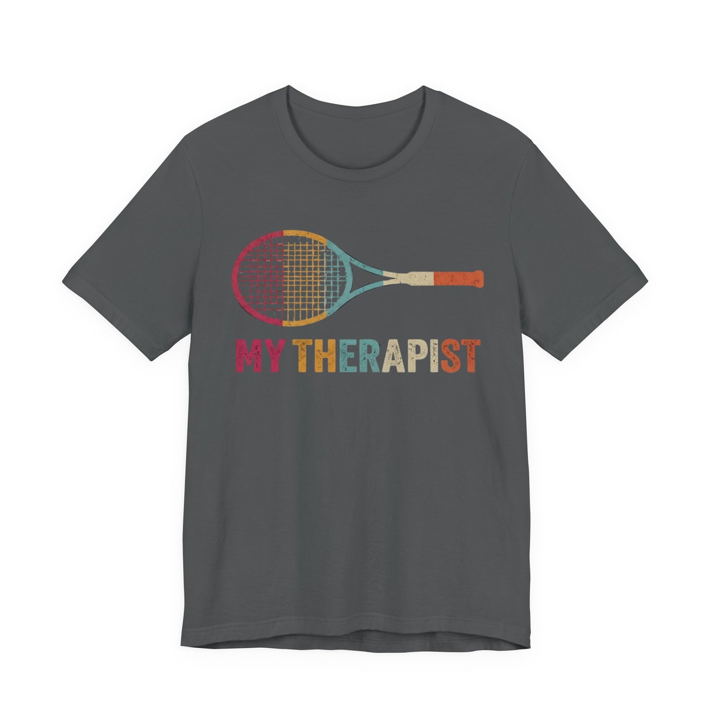 Tennis 'My Therapist' Graphic Tee — Funny Tennis Player Gift
