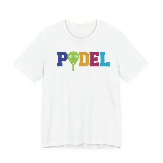 PÖDEL Paddle Tee – Colorful Pickleball Graphic T-Shirt