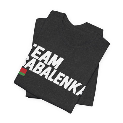 Team Sabalenka Minimalist Pan-African Flag T-shirt