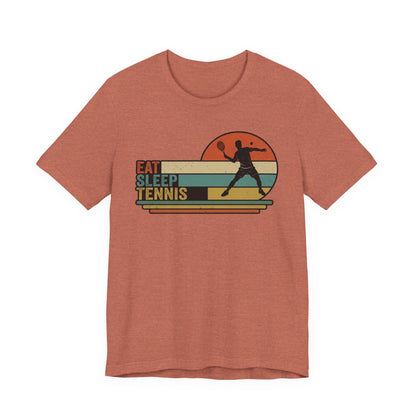 Eat Sleep Tennis Vintage Graphic Tee