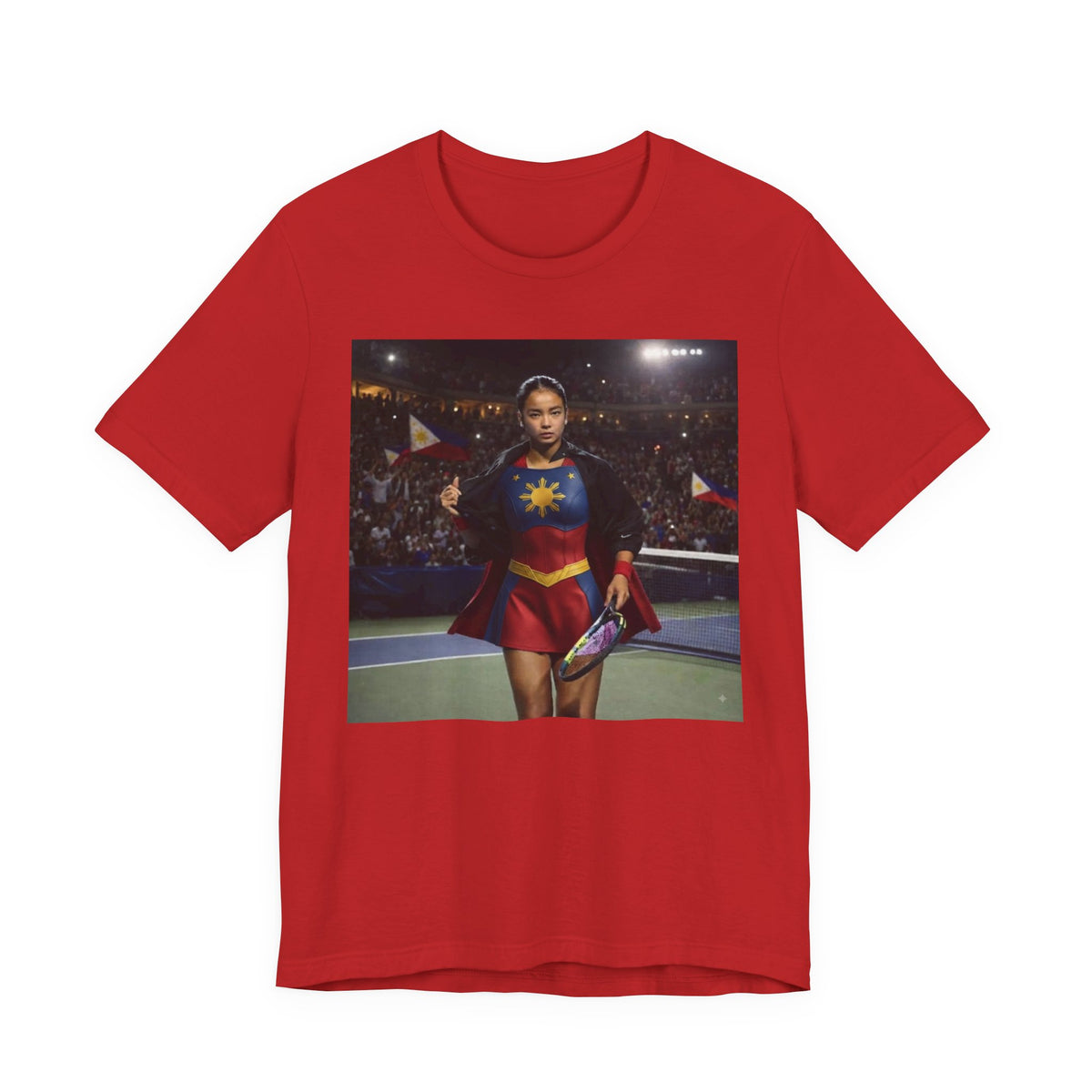 Alex Eala Tennis T‑Shirt — Filipino Tennis Star Photo Tee