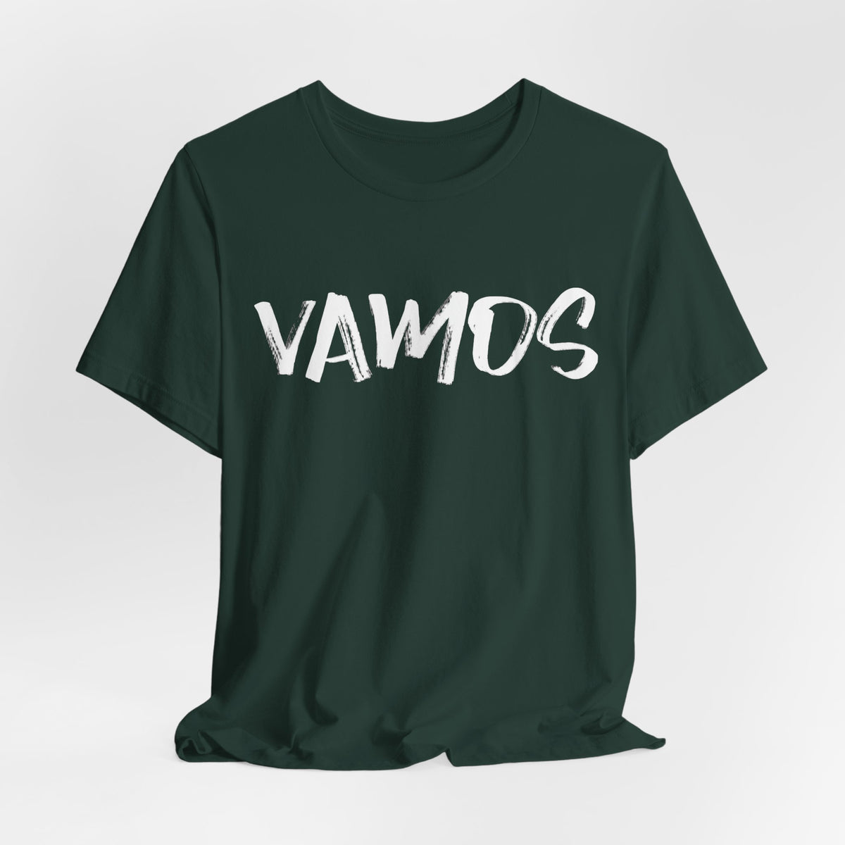 Vamos T-Shirt — Bold Brush Script Graphic Tee