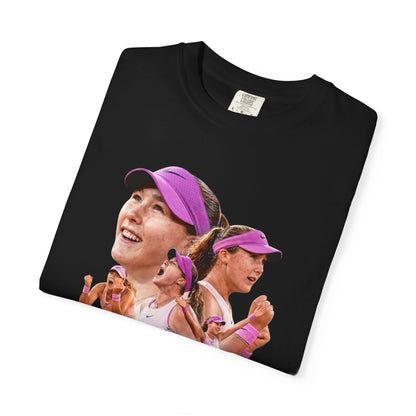 Tennis Graphic T-Shirt — 'Tennis: An Essential Element' Vintage Player Collage
