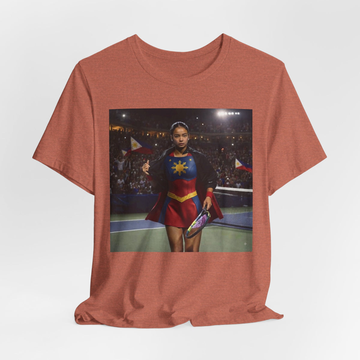 Alex Eala Tennis T‑Shirt — Filipino Tennis Star Photo Tee