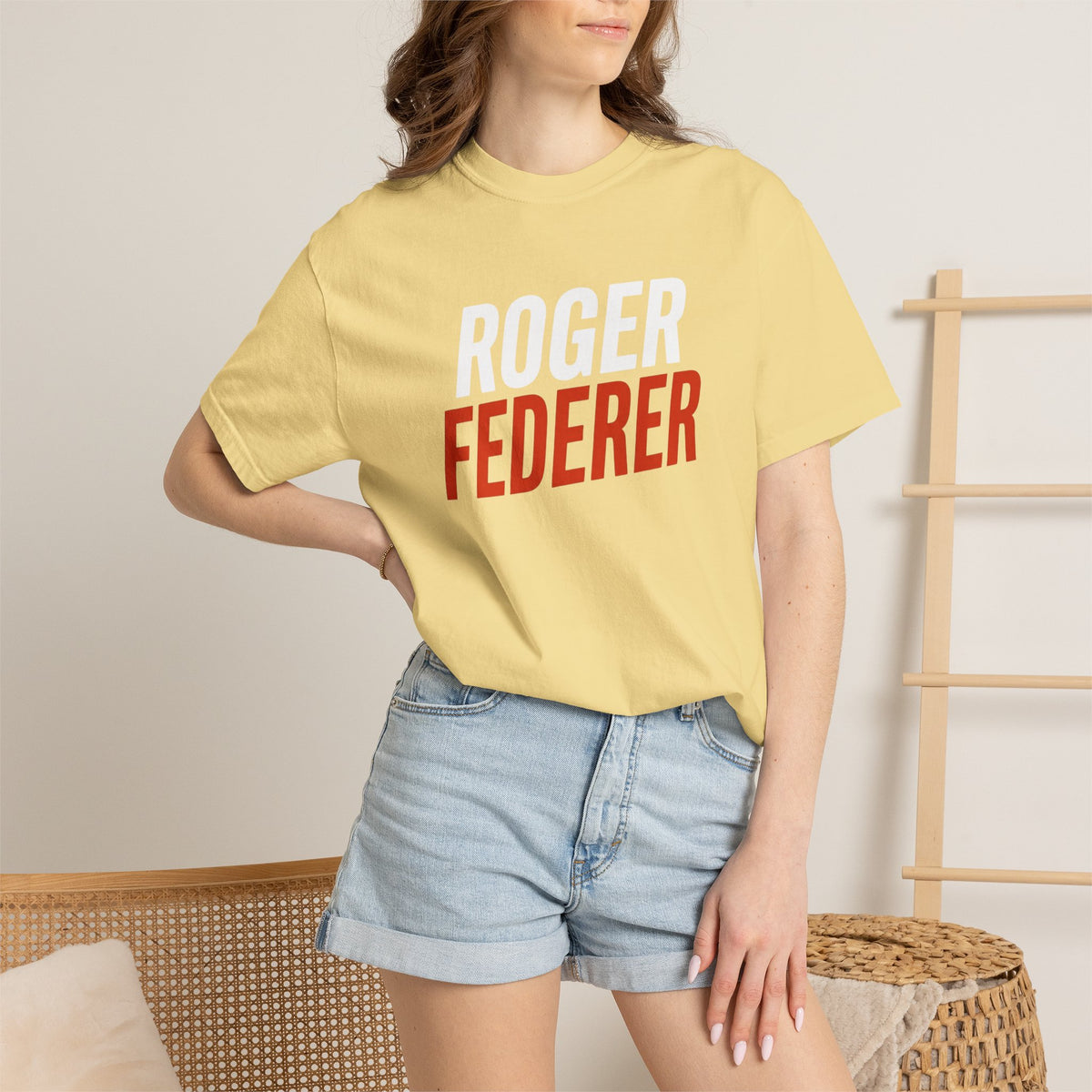 Roger Federer Retro Tennis T-Shirt